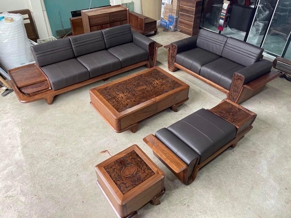 Sofa - Đồ Nội Thất Gỗ Gõ Pachy Tân Cổ Điển - Công Ty Marcel Furniture